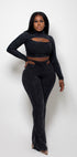 Black Big Ego 2 piece set