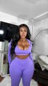Purple 3 piece tracksuit