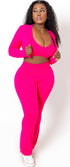 Fuchsia 3 piece tracksuit