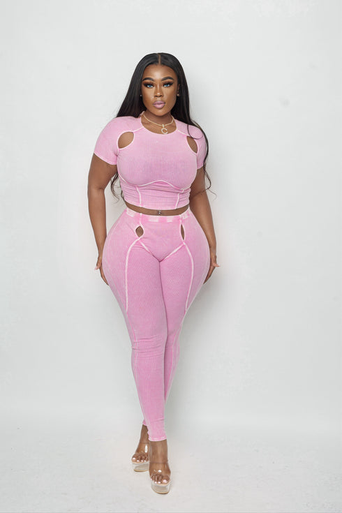 Jenny's Pant Set Pink